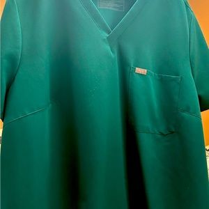 Figs Green Scrub Set